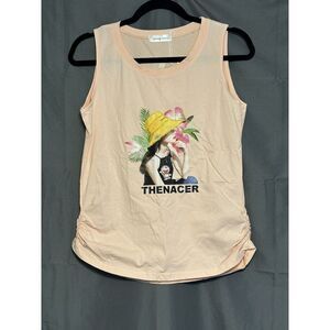 Spring Story Embellished Tank Top New‎ With Tags Med/Large